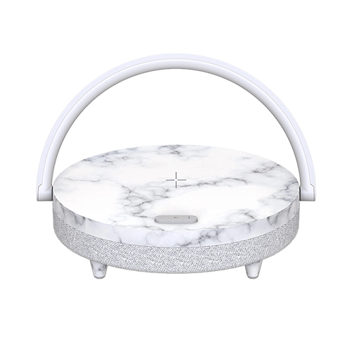 EZVALO wireless charging music desk lamp Marble